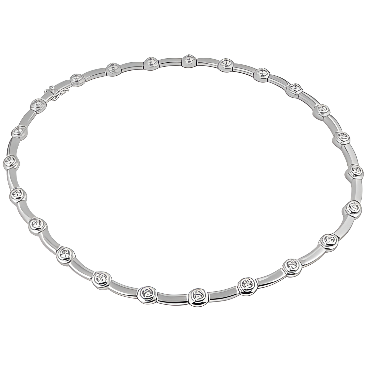 Elegant Cubic Zirconia Gemstone Silver Necklace - Stylish Jewelry for Every Occasion