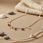 Load image into Gallery viewer, 925 Silver Gemstone Dangle Necklace for Women | Daily Wear
