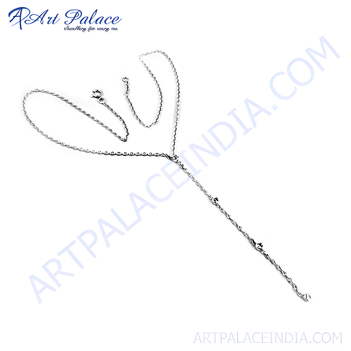 Sterling silver y necklace with a delicate chain design, perfect for daily wear and a thoughtful gift