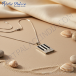 Load image into Gallery viewer, 925 Silver Mother of Pearl Pendant Necklace | YOU &amp; ME Jewelry
