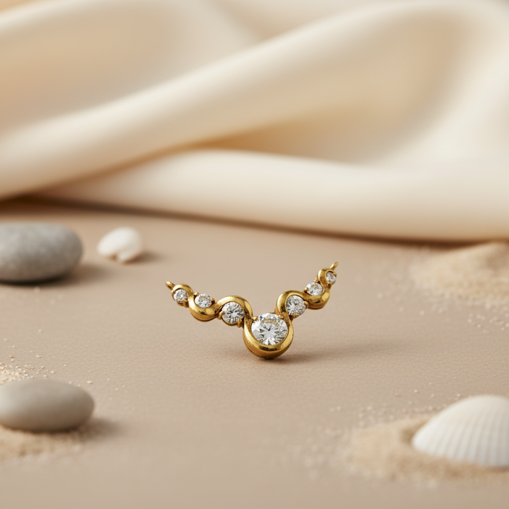 gold plating Cubic Zirconia Pendant for Women | Fashion Jewelry