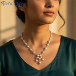 Load image into Gallery viewer, Silver Pearl Necklace | Women&#39;s Fashion Jewelry | Gift
