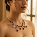 Load image into Gallery viewer, Tiger Eye Stone Necklace in 925 Silver for Women
