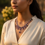 Load image into Gallery viewer, Collar de amatista en plata 925 para mujer | Joyería con piedras preciosas
