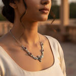 Load image into Gallery viewer, 925 Silver Garnet Necklace for Women | Gemstone Jewelry
