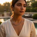 将图像加载到图库查看器中， 925 Silver Garnet Gemstone Necklace | Women's Jewelry Gift
