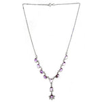 将图像加载到图库查看器中， 925 Silver Amethyst Necklace for Women | Gemstone Jewelry Gift
