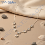 Load image into Gallery viewer, 925 Silver Moonstone Necklace for Women | Gemstone Jewelry Gift
