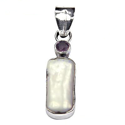 925 silver mother of pearl pendant for women | gift jewelry