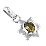将图像加载到图库查看器中， 925 Silver Citrine Star Pendant | Gemstone Jewelry for Women
