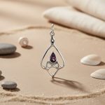 将图像加载到图库查看器中， 925 Silver Amethyst Pendant for Women | Gemstone Jewelry
