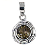将图像加载到图库查看器中， 925 Silver Smoky Quartz Pendant for Women | Daily Wear Gift
