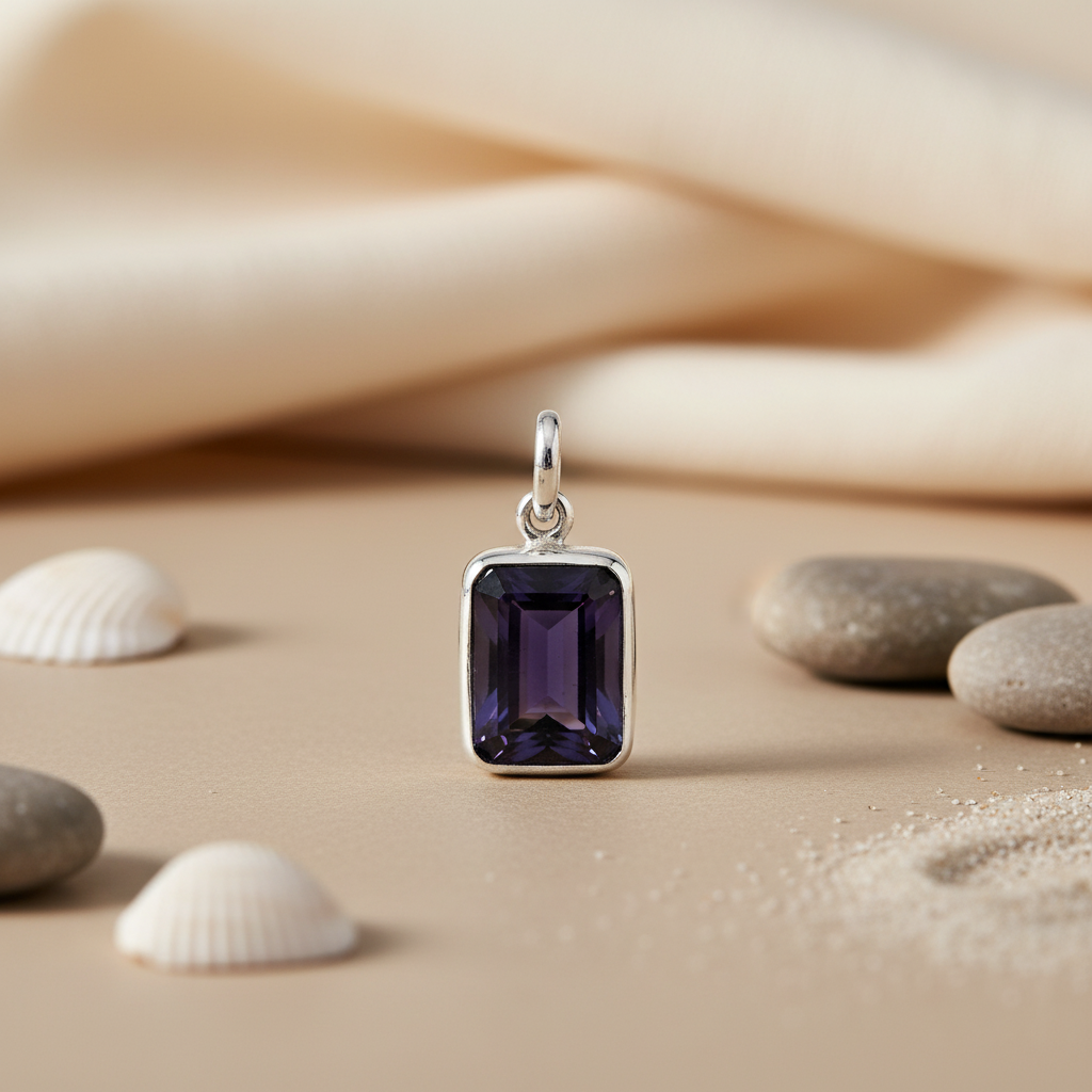 925 Silver Black Onyx Pendant for Women | Gemstone Jewelry