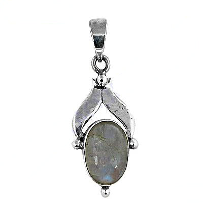925 silver moonstone pendant for women | gemstone jewelry
