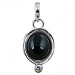 将图像加载到图库查看器中， 925 Silver Black Onyx Pendant for Women | Gemstone Jewelry
