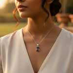 将图像加载到图库查看器中， 925 Silver Smoky Quartz Pendant for Women | Gemstone Jewelry
