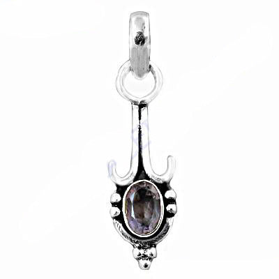 925 silver amethyst pendant for women | gemstone jewelry