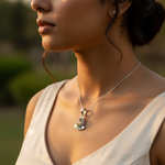 将图像加载到图库查看器中， 925 Silver Citrine Pendant for Women | Gemstone Jewelry
