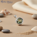 Load image into Gallery viewer, 925 Silver Green Amethyst Pendant for Women | Daily Wear
