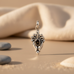 将图像加载到图库查看器中， 925 Silver Black Stone Pendant for Women | Daily Wear Gift
