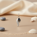 将图像加载到图库查看器中， 925 Silver Black Onyx Pendant for Women | Gemstone Jewelry
