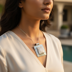 Load image into Gallery viewer, 925 Sterling Silver Pendant | Shell Inlay | Women&#39;s Jewelry
