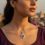 将图像加载到图库查看器中， 925 Sterling Silver Garnet Pendant for Women | Gemstone Jewelry
