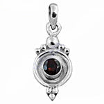 将图像加载到图库查看器中， 925 Sterling Silver Garnet Pendant for Women | Gemstone Jewelry

