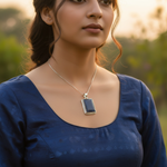 Load image into Gallery viewer, 925 Silver Blue Stone Pendant for Women | Daily Wear Gift
