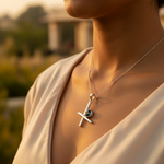将图像加载到图库查看器中， 925 Sterling Silver Black Onyx Pendant for Women | Gemstone Jewelry
