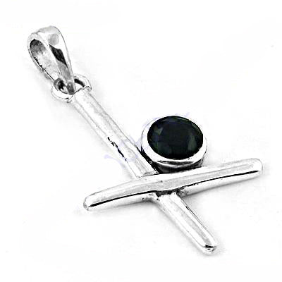 925 sterling silver black onyx pendant for women | gemstone jewelry
