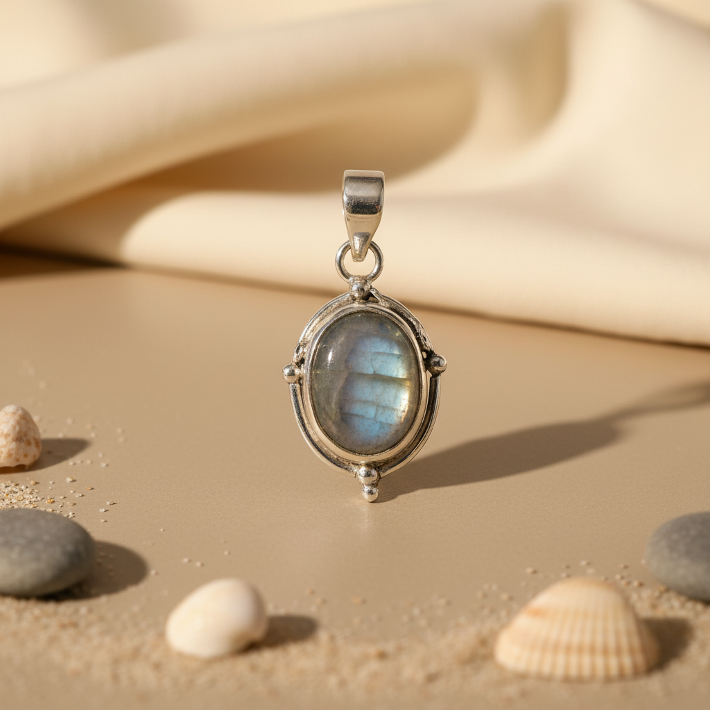 925 Silver Moonstone Pendant for Women | Gemstone Jewelry