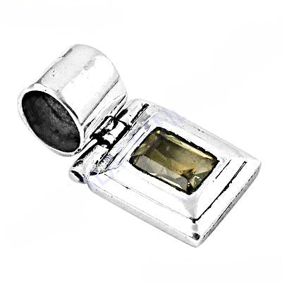 925 silver citrine pendant for women | gemstone jewelry