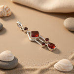 将图像加载到图库查看器中， 925 Silver Carnelian Pendant for Women | Gemstone Jewelry

