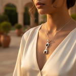 将图像加载到图库查看器中， 925 Silver Garnet Pendant Necklace for Women | Gift Jewelry
