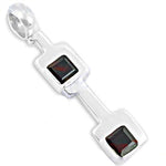将图像加载到图库查看器中， 925 Silver Garnet Pendant Necklace for Women | Gift Jewelry
