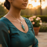 Load image into Gallery viewer, 925 Silver Malachite Pendant for Women | Gemstone Jewelry
