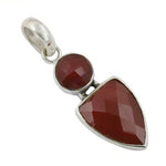将图像加载到图库查看器中， 925 Silver Red Carnelian Pendant for Women | Gemstone Jewelry
