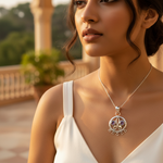 将图像加载到图库查看器中， 925 Sterling Silver Amethyst Pendant for Women | Gemstone Jewelry
