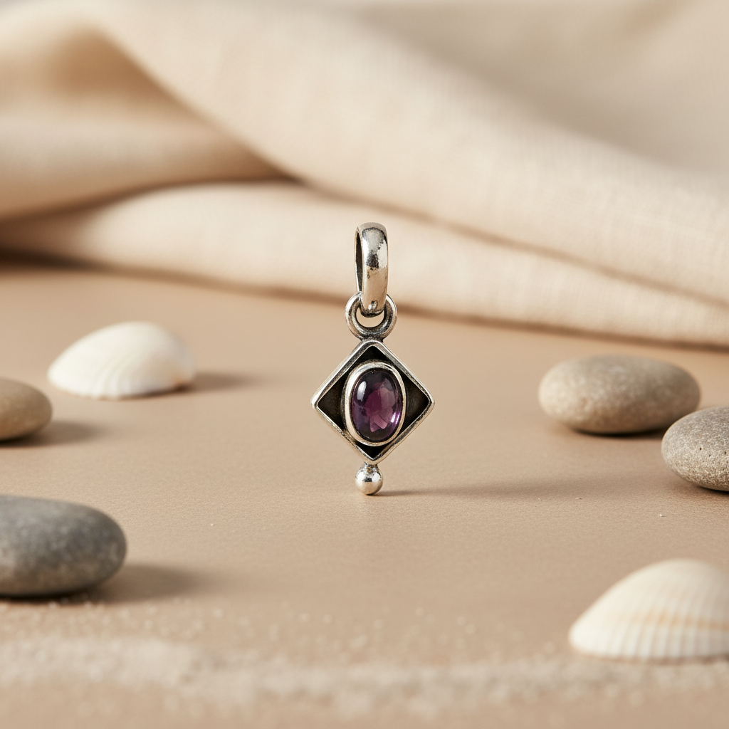 925 Silver Gemstone Pendant for Women | Daily Wear Jewelry