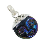 将图像加载到图库查看器中， 925 Silver Moon Face Pendant for Women | Celestial Jewelry
