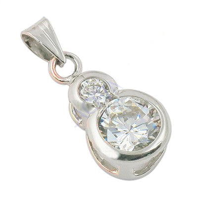 925 Silver Cubic Zirconia Pendant for Women | Elegant Jewelry