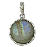 Load image into Gallery viewer, 925 Silver Moonstone Pendant for Women | Daily Wear Gift
