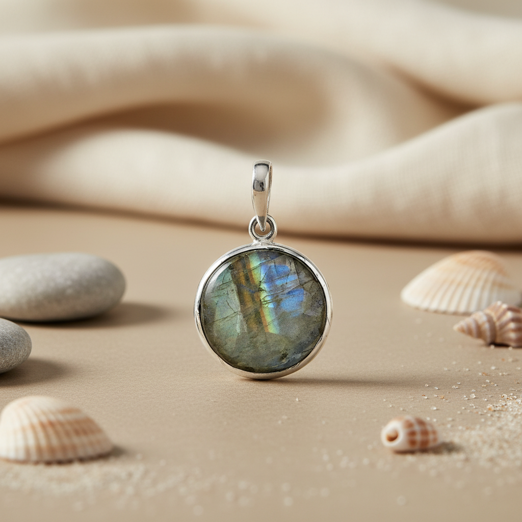 925 Silver Moonstone Pendant for Women | Daily Wear Gift