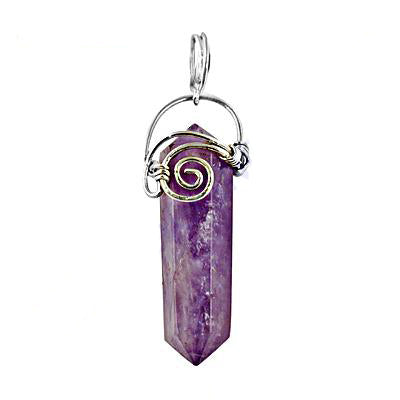 Amethyst Point Pendant for Women | Gemstone Jewelry Gift