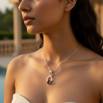 将图像加载到图库查看器中， 925 Silver Smoky Quartz Teardrop Pendant | Women's Jewelry
