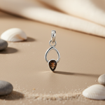 将图像加载到图库查看器中， 925 Silver Smoky Quartz Teardrop Pendant | Women's Jewelry
