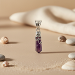 将图像加载到图库查看器中， 925 Silver Amethyst Pendant for Women | Gemstone Jewelry
