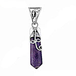 将图像加载到图库查看器中， 925 Silver Amethyst Pendant for Women | Gemstone Jewelry
