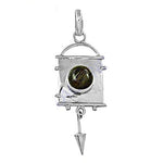 将图像加载到图库查看器中， 925 Silver Green Stone Pendant for Women | Modern Jewelry Gift
